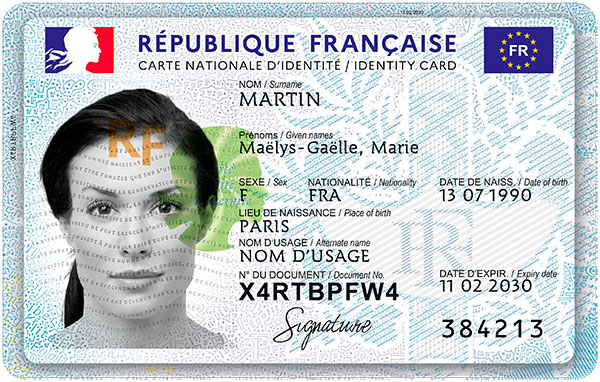 Carte d'identité