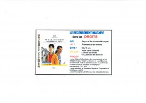 RECENSEMENT MILITAIRE